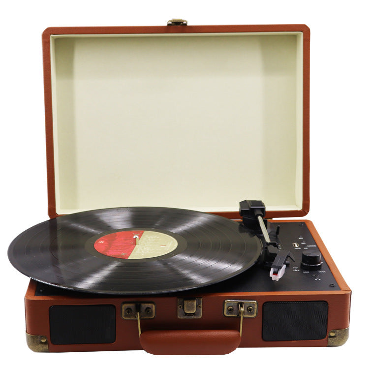 Retro Bluetooth Vinyl Record Player – Spin in Style!