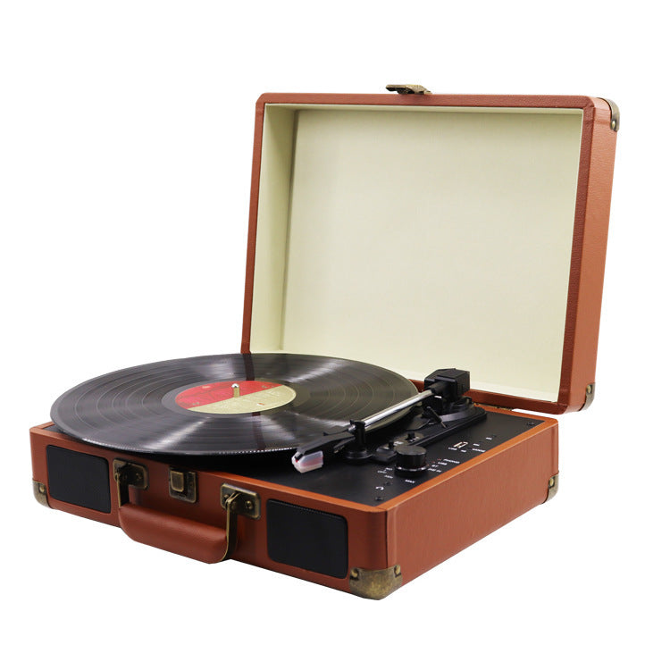 Retro Bluetooth Vinyl Record Player – Spin in Style!