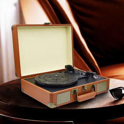 Retro Bluetooth Vinyl Record Player – Spin in Style!