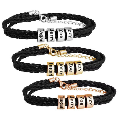 Personalised Braided Name Bracelets - up to 5 names!