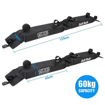 Removable Soft Car Roof Racks Universal – 60kg load capacity