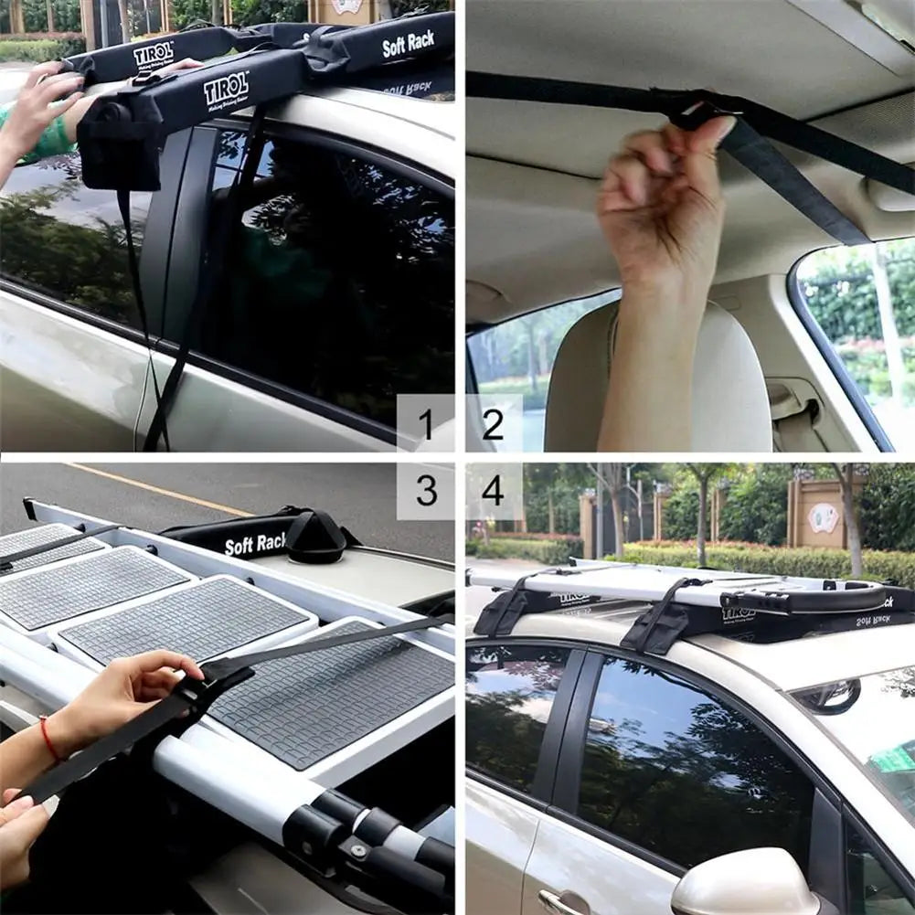 Removable Soft Car Roof Racks Universal – 60kg load capacity