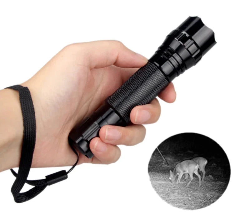 Night Vision Infrared 850nm Zoom Torch – See the Unseen!