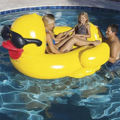 Quack Inflatable Duck Pool Float – Float Like a Feather!