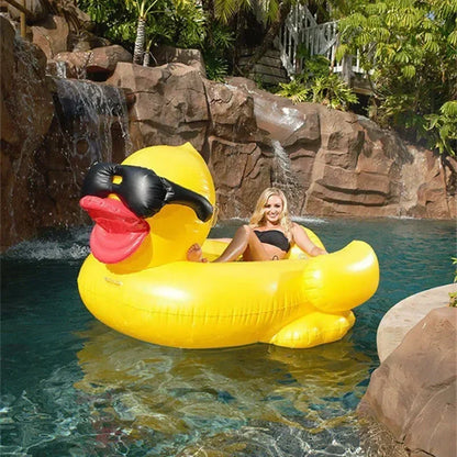 Quack Inflatable Duck Pool Float – Float Like a Feather!