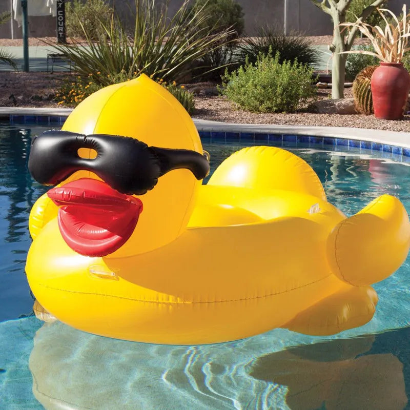 Quack Inflatable Duck Pool Float – Float Like a Feather!