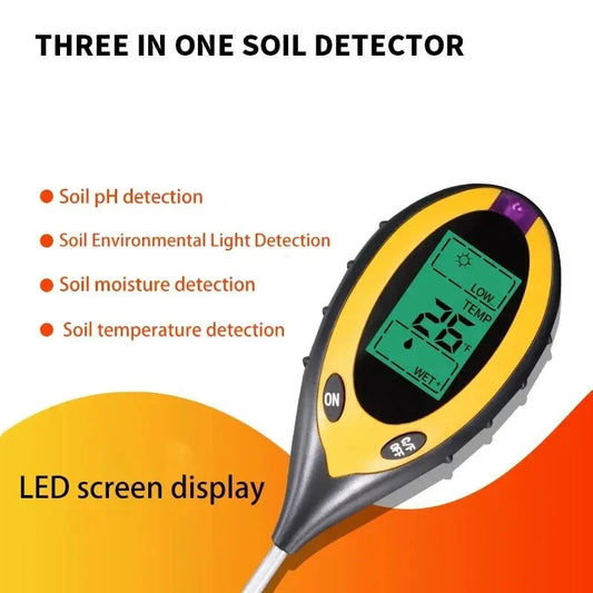 Soil PH and Humidity Precision Tester  - Measure plant water, nutrients and more!