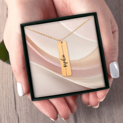 Necklace with Personalised Name - Unique Eternal Value!