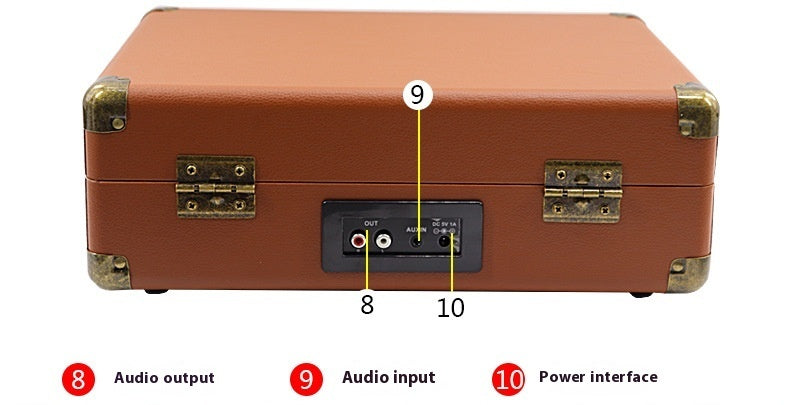 Retro Bluetooth Vinyl Record Player – Spin in Style!